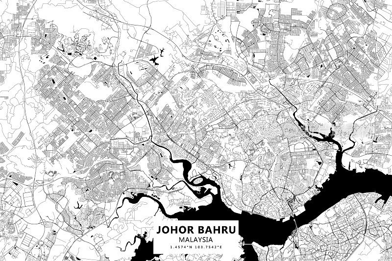 马来西亚矢量文件夹Johor Bahru